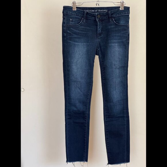 Articles of Society, Carly Cut Off Hem Skinny Jean Women’s Jeans, Size 24 - Picture 1 of 5